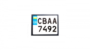 Рамка на скутер металева
