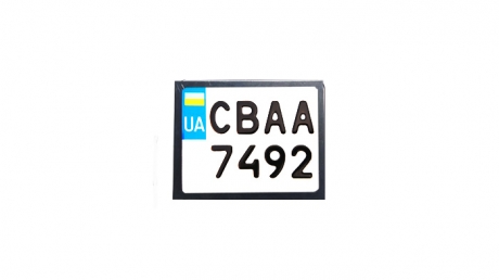Рамка на скутер металева