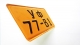 Номер на іноземний мотоцикл (сувенір)